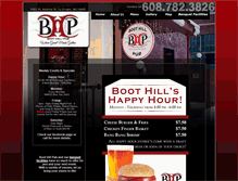 Tablet Screenshot of boothillpub.com